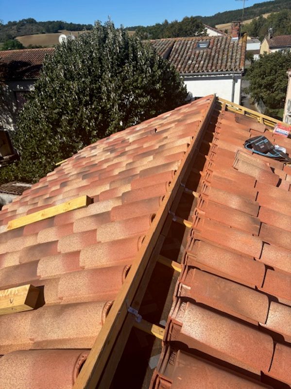Installation toiture charpente Mazamet